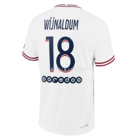 Koszulka Paris Saint-Germain Georginio Wijnaldum 18 Czwarty Koszulki Piłkarskie 2021-2022 Krótki Rękaw